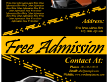 93 Free Printable Car Show Flyer Template Word Templates with Car Show Flyer Template Word