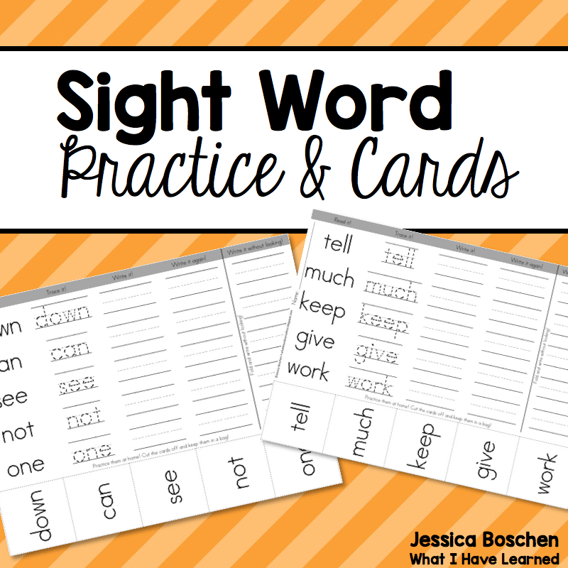 93 Free Printable Sight Word Card Templates for Ms Word with Sight Word Card Templates