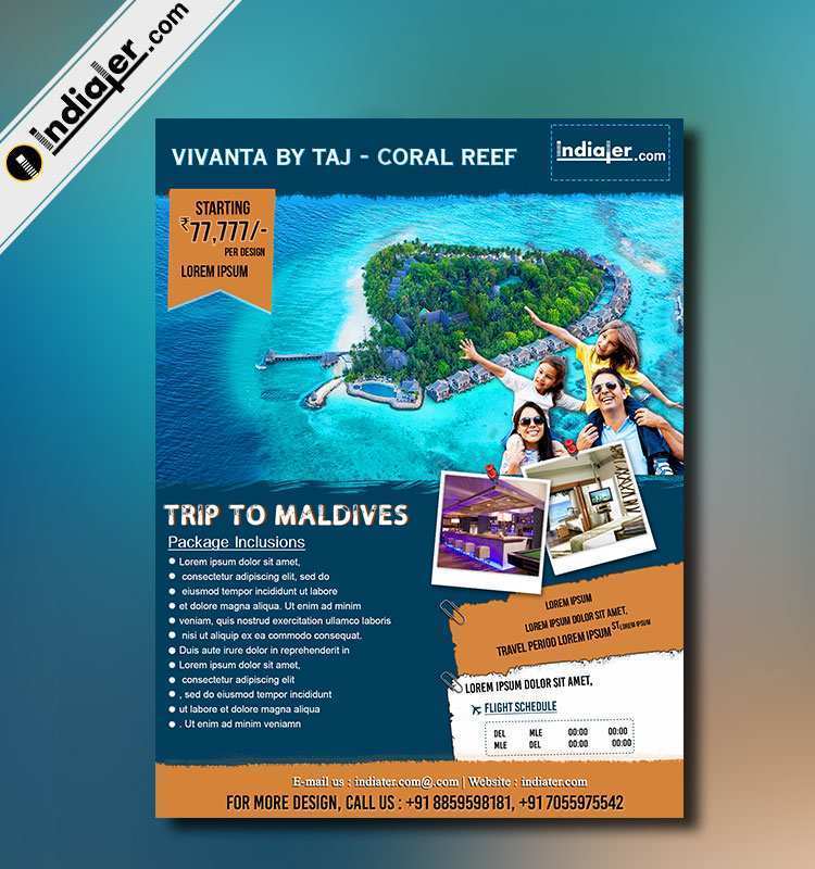 93 Free Printable Travel Flyer Template Layouts by Travel Flyer Template