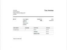 93 Free Tax Invoice Template Free for Ms Word with Tax Invoice Template Free