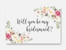 93 How To Create Bridesmaid Card Template Free Photo with Bridesmaid Card Template Free