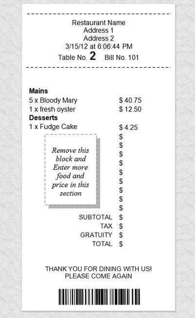 93 How To Create Hotel Food Invoice Template Photo by Hotel Food Invoice Template