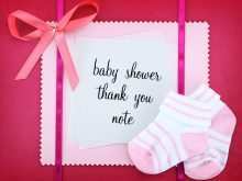 93 Online Thank You Card Template Word Baby Shower for Ms Word for Thank You Card Template Word Baby Shower