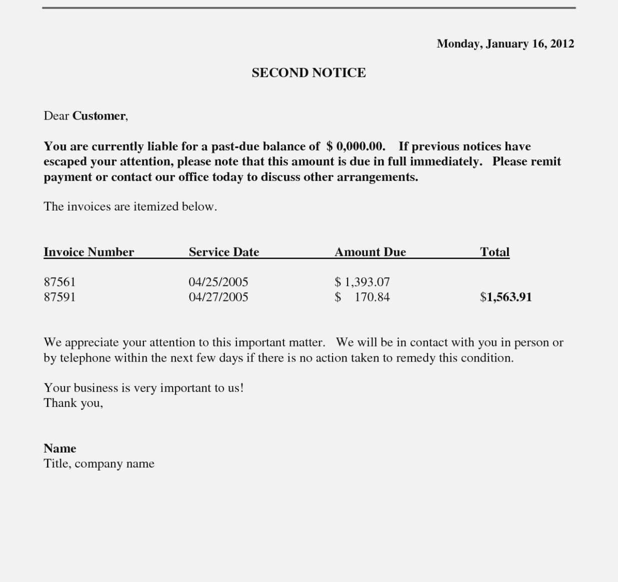 93 Printable Professional Invoice Email Template In Word With 