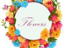 93 Report Flower Arrangement Card Templates in Photoshop with Flower Arrangement Card Templates
