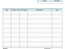 93 Report Invoice Format For Transport in Word for Invoice Format For Transport