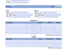 93 The Best Electrical Repair Invoice Template Formating for Electrical Repair Invoice Template