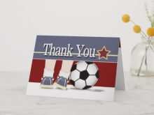93 Visiting Soccer Thank You Card Template With Stunning Design for Soccer Thank You Card Template