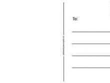 94 Blank Postcard Template Tes Maker with Postcard Template Tes