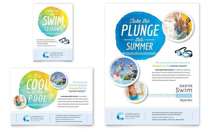 94 Blank Swim Team Flyer Templates Templates with Swim Team Flyer Templates