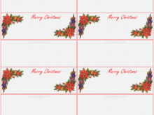 94 Christmas Place Card Template Printable Download for Christmas Place Card Template Printable