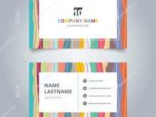 94 Create Colorful Name Card Template Formating by Colorful Name Card Template