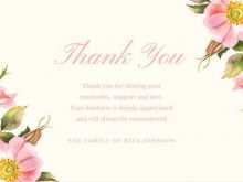 94 Create Thank You Card Templates For Funeral Download by Thank You Card Templates For Funeral