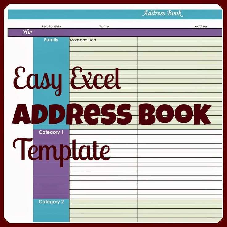 94 Creating Excel Template For Christmas Card List Download with Excel Template For Christmas Card List