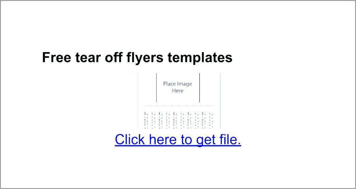 94 Creating Free Printable Tear Off Flyer Templates in Photoshop by Free Printable Tear Off Flyer Templates