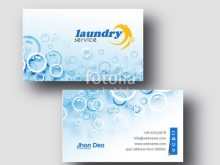 94 Creating Laundry Business Card Template Free Download Now with Laundry Business Card Template Free Download