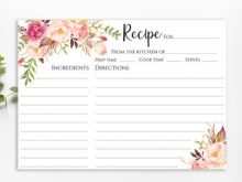 94 Creating Recipe Card Template 5X7 Formating for Recipe Card Template 5X7