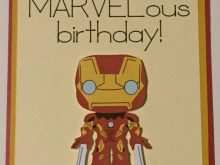 94 Customize Marvel Birthday Card Template PSD File with Marvel Birthday Card Template