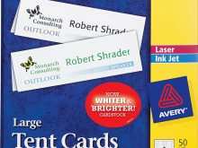 94 Customize Our Free Avery Laser Tent Card Template PSD File by Avery Laser Tent Card Template