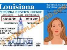 94 Format Louisiana Id Card Template Now for Louisiana Id Card Template