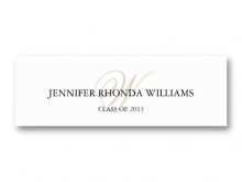 94 Format Name Card Insert Template PSD File with Name Card Insert Template