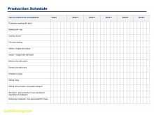 94 How To Create Animation Production Schedule Template Maker by Animation Production Schedule Template