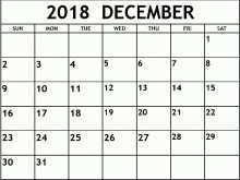 94 How To Create Daily Calendar Template December 2018 for Ms Word by Daily Calendar Template December 2018