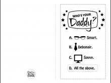 94 Online Father S Day Card Craft Template Now for Father S Day Card Craft Template