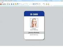 94 Online Id Card Template Portrait Now for Id Card Template Portrait