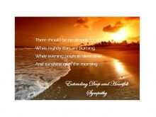 Sympathy Card Templates Word