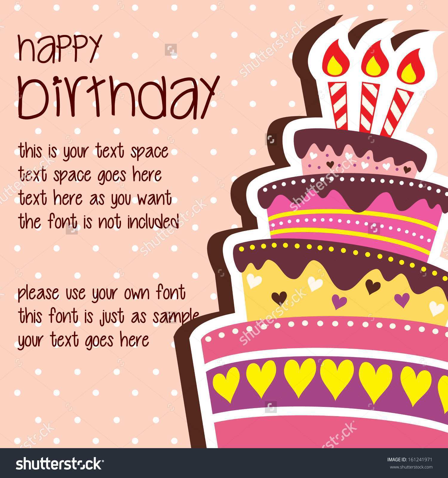 94 Report Birthday Card Layout For Word Layouts by Birthday Card Layout For Word