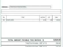 94 Report Business Tax Invoice Template Templates with Business Tax Invoice Template