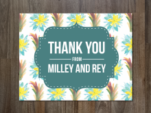 94 Report Thank You Card Template Photoshop Maker with Thank You Card Template Photoshop
