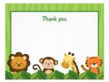94 Safari Thank You Card Template for Ms Word by Safari Thank You Card Template