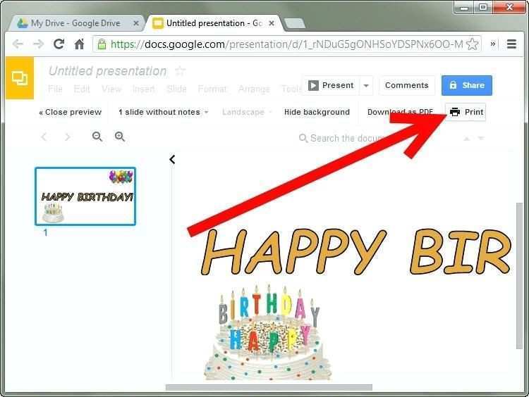 Google Docs Birthday Card Template