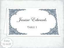 94 Standard Free Wedding Place Card Template 6 Per Page in Word with Free Wedding Place Card Template 6 Per Page
