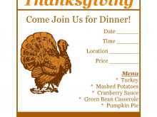 94 Standard Thanksgiving Dinner Flyer Template Free Now by Thanksgiving Dinner Flyer Template Free