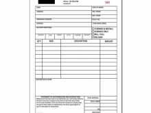 Repair Invoice Example