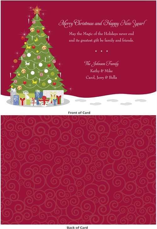 94 Visiting Christmas Card Template For Employees Now with Christmas Card Template For Employees