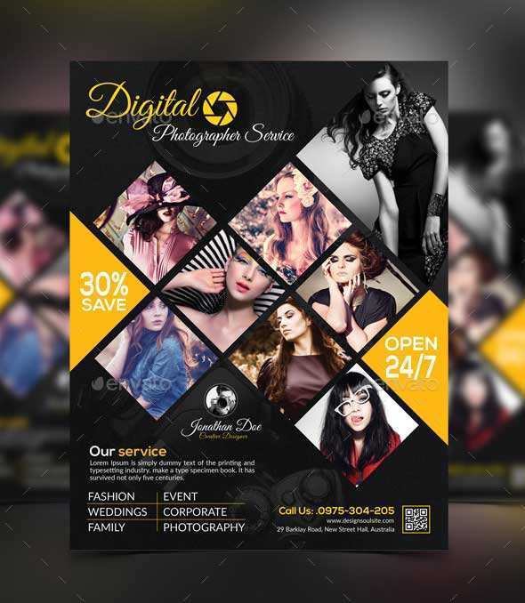 94 Visiting Photography Flyer Templates With Stunning Design for Photography Flyer Templates