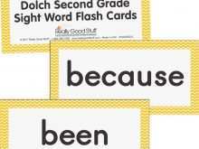 95 Adding Dolch Sight Word Flash Card Template Download by Dolch Sight Word Flash Card Template