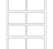 Printable Palm Card Template