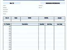 95 Best Automotive Repair Invoice Template For Free for Automotive Repair Invoice Template