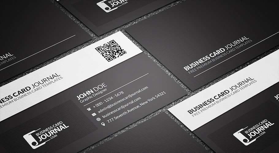 95 Best Free Business Card Template With Qr Code Download with Free Business Card Template With Qr Code