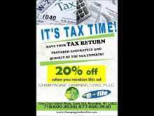 95 Best Income Tax Flyer Templates For Free by Income Tax Flyer Templates