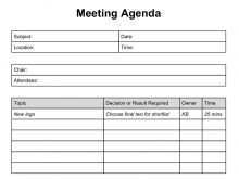 95 Best Meeting Agenda Template Blank PSD File by Meeting Agenda Template Blank
