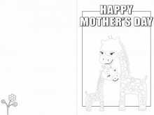 95 Best Mothers Day Cards Print And Color in Word with Mothers Day Cards Print And Color