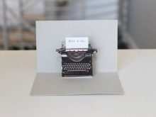 95 Best Typewriter Pop Up Card Template Maker by Typewriter Pop Up Card Template