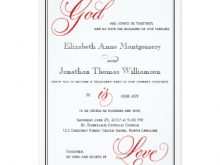 95 Best Wedding Card Templates Christian For Free by Wedding Card Templates Christian