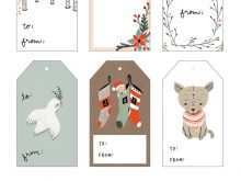 95 Blank Christmas Name Card Templates With Stunning Design by Christmas Name Card Templates